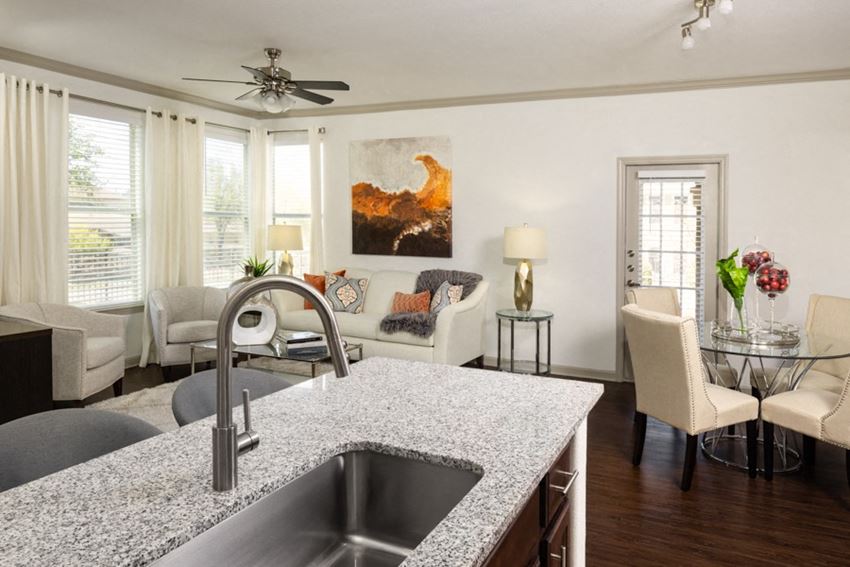 Layout Glenhaven at Star Ranch - Near Hutto Lake Park, Hutto, TX - ceiling fans in living room and bedrooms