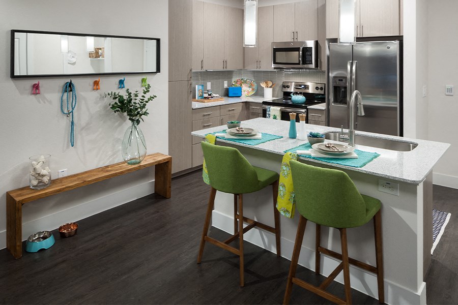 Apartments for Rent in Dallas, TX - Larq Henderson Kitchen