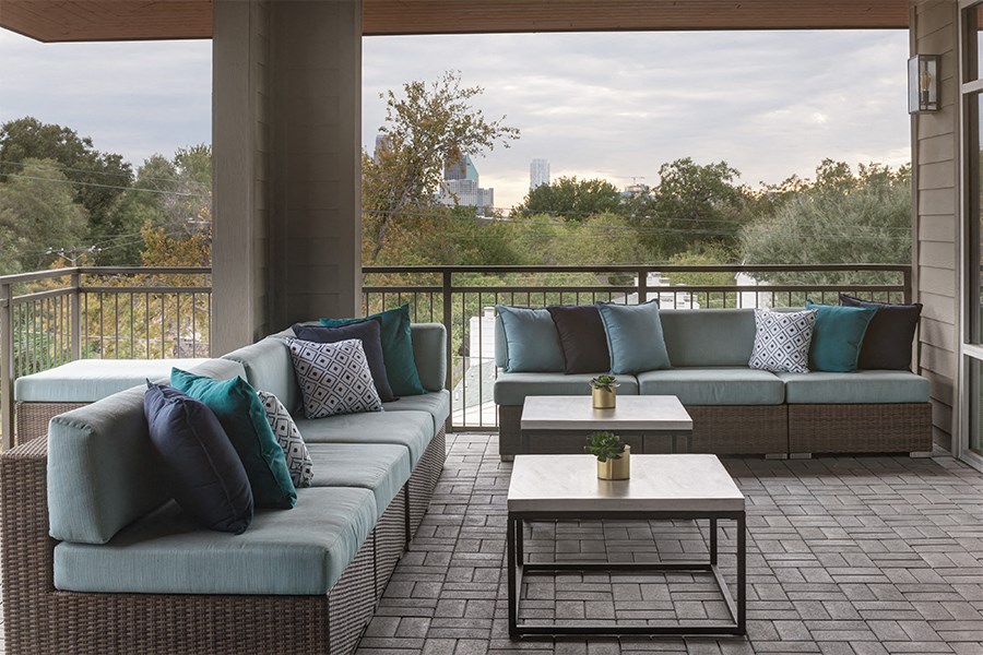 Dallas, TX Apartments for Rent in Knox-Henderson - Larq Henderson Downtown Dallas views