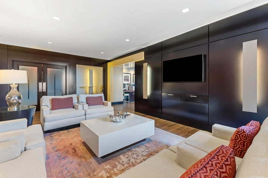 Resident lounge with flat screen TVs and Wi-Fi