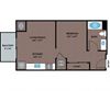 Light Rail I Junction Flats - Minneapolis, MN - Light Rail I floor plan 522 Sq Ft