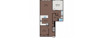 Larq Henderson Apartments | Dallas, TX | 11S1 Floor Plan 1068 SF