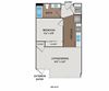 Klee The Matisse - Portland, OR - Klee floor plan 589 Sq Ft