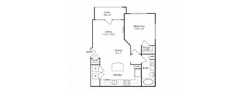 Dwell at McEwen - Franklin, TN - A1 Floor Plan