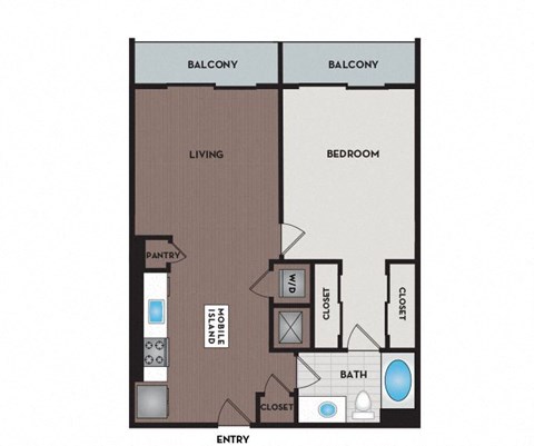Vinings Lofts and Apartments - Atlanta, GA - A1 Floor Plan