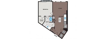 Vinings Lofts and Apartments - Atlanta, GA - A6 Floor Plan