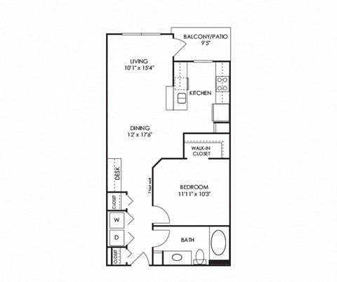 Dwell at McEwen - Franklin, TN - A4 Floor Plan