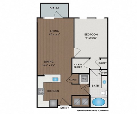 Reserve at Tysons Corner Apartments | Vienna, VA | The Michigan Floor Plan