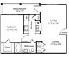 A2 Floor Plan Glenhaven at Star Ranch - Hutto, TX - A2 Floor Plan 726 Sq Ft
