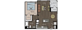 Avion on Legacy - Scottsdale, AZ Apartments - A1 Floor Plan 746 SF