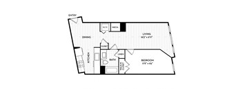 Malden Square Apartments | Malden, MA | 750 Sq Ft Floor Plan