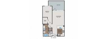 Metro 112 Apartments - Bellevue, WA - Emerald-I floor plan 767 Sq Ft