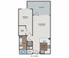 Emerald-I Metro 112 Apartments - Bellevue, WA - Emerald-I floor plan 767 Sq Ft