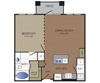 A1 Stoneledge - Grapevine, TX - A1 floor plan 751 Sq Ft