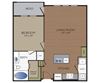 A2 Stoneledge - Grapevine, TX - A2 floor plan 767 Sq Ft