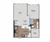 Eldridge Gramercy at Buckhead - Atlanta, GA - Eldridge floor plan 769 SF