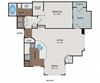 Sandstone Floor Plan Boulder Creek - Sammamish, WA Apartments - Sandstone Floor Plan 804 SF