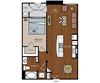 A2 Floor Plan Avion on Legacy - Scottsdale, AZ Apartments - A2 Floor Plan 810 SF