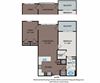 11S1A Floor Plan Mallory Square | Rockville, MD | 11S1A Floor Plan 854 SF