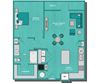 11F5A Floor Plan Larq Henderson Apartments | Dallas, TX | 11F5A Floor Plan 856 SF