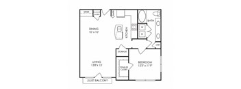 Dwell at McEwen - Franklin, TN - A9 Floor Plan