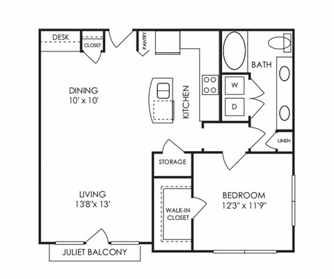 Dwell at McEwen - Franklin, TN - A9 Floor Plan