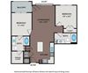 22F1A Floor Plan Mallory Square | Rockville, MD | 22F1A Floor Plan 1021 SF