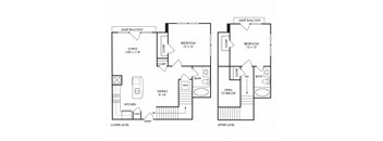 Dwell at McEwen - Franklin, TN - B1 Loft Floor Plan