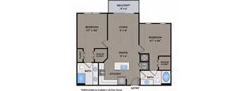The District Boynton - Boynton Beach, FL - 22F1 Floor Plan 1051 SF