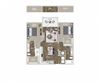 22F1 Floor Plan Briley apartments - downtown Matthews, NC - 22F1 Floor Plan 1075 SF