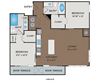 D1 Flux Apartments - Minneapolis, MN - D1 Floor Plan 1095 Sq Ft