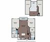 22L1A Floor Plan Mallory Square | Rockville, MD | 22L1A Floor Plan 1105 SF