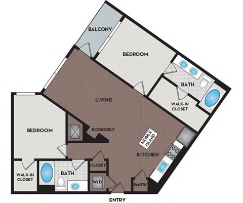 Vinings Lofts and Apartments - Atlanta, GA - B5 Floor Plan