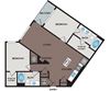 B5 Floor Plan Vinings Lofts and Apartments - Atlanta, GA - B5 Floor Plan