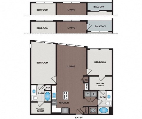 Vinings Lofts and Apartments - Atlanta, GA - B11 Floor Plan