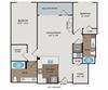 Wave-I Metro 112 Apartments - Bellevue, WA - Wave-I floor plan 1210 Sq Ft