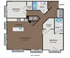 Lagerfeld The Reserve at Tysons Corner - Raleigh, NC- Lagerfeld floor plan 1209 Sq Ft