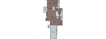 NoA on McNeil Apartments - Round Rock Austin, TX - 22F1 Floor Plan 1271 SF