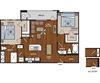 B1 Floor Plan Avion on Legacy - Scottsdale, AZ Apartments - B1 Floor Plan 990 SF
