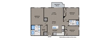 The District Boynton - Boynton Beach, FL - 32F1 Floor Plan 1303 SF