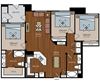 C1 Floor Plan Avion on Legacy - Scottsdale, AZ Apartments - C1 Floor Plan 1345 SF