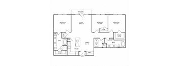 Dwell at McEwen - Franklin, TN - C1 Floor Plan