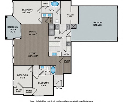 Glenhaven at Star Ranch - Hutto, TX - C1 Floor Plan