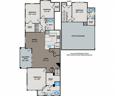 Glenhaven at Star Ranch - Hutto, TX - D1 Floor Plan