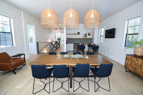 NoA on McNeil Townhomes + Flats - Austin, TX - clubhouse