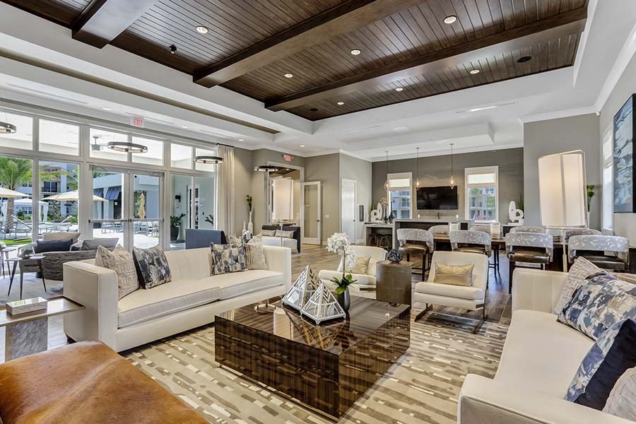 The resident lounge is also perfect for entertaining