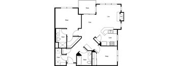 a floor plan of a house