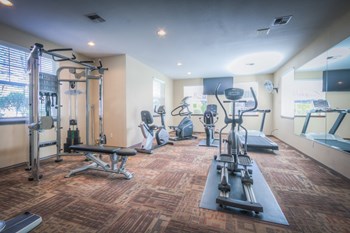 a room filled with lots of different types of exercise equipment - Photo Gallery 9