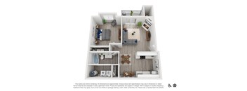 a floor plan of a 1 bedroom apartment