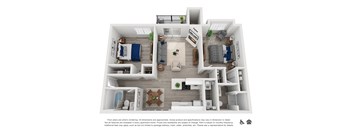 bedroom floor plan an in 2d